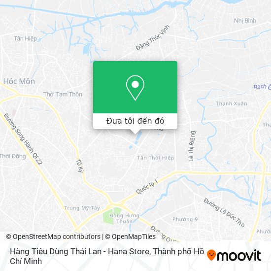 Bản đồ Hàng Tiêu Dùng Thái Lan - Hana Store