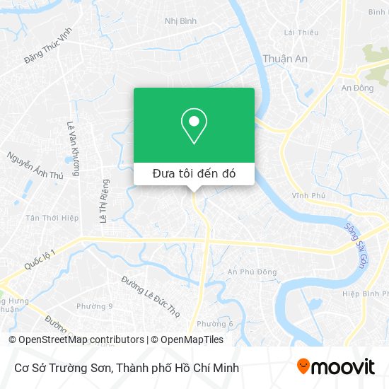Bản đồ Cơ Sở Trường Sơn