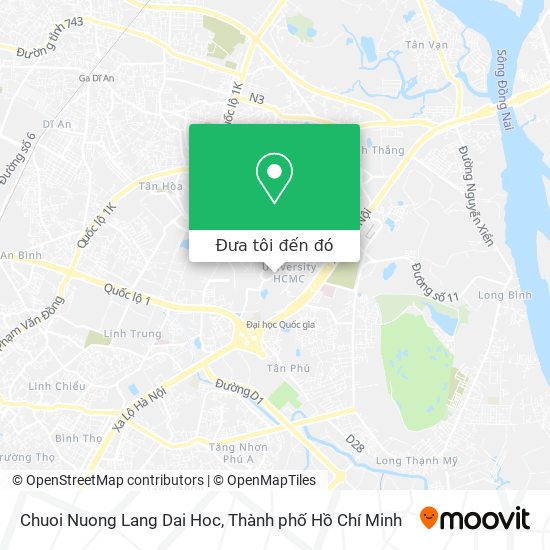 Bản đồ Chuoi Nuong Lang Dai Hoc
