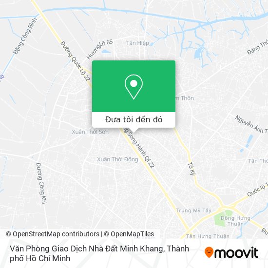 Bản đồ Văn Phòng Giao Dịch Nhà Đất Minh Khang