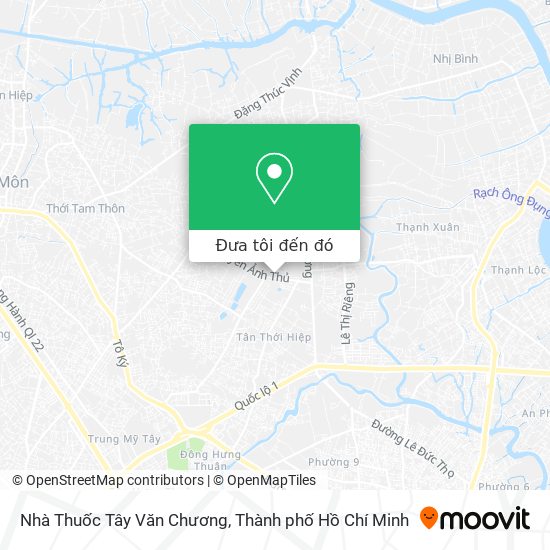 Bản đồ Nhà Thuốc Tây Văn Chương