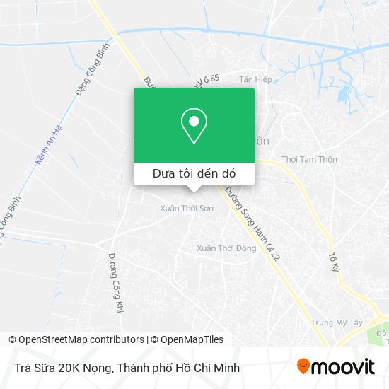 Bản đồ Trà Sữa 20K Nọng