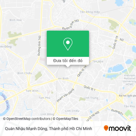 Bản đồ Quán Nhậu Mạnh Dũng