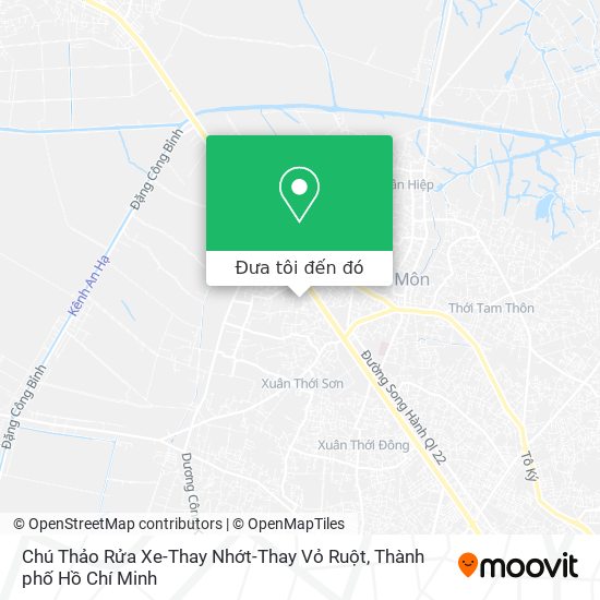 Bản đồ Chú Thảo Rửa Xe-Thay Nhớt-Thay Vỏ Ruột
