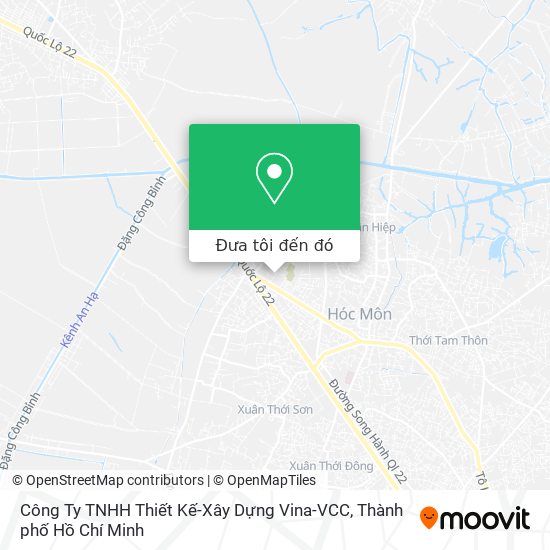 Bản đồ Công Ty TNHH Thiết Kế-Xây Dựng Vina-VCC