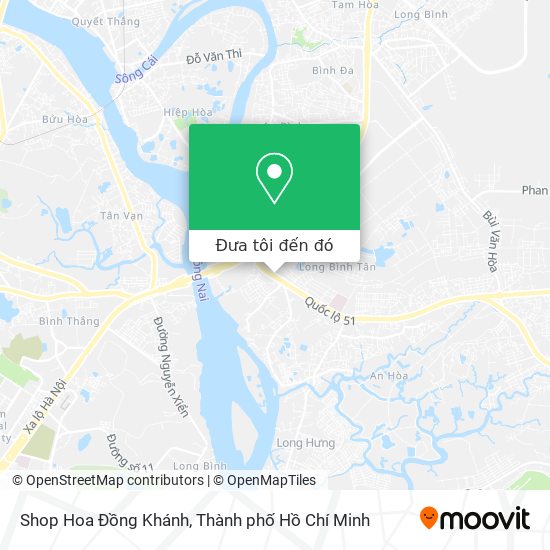 Bản đồ Shop Hoa Đồng Khánh