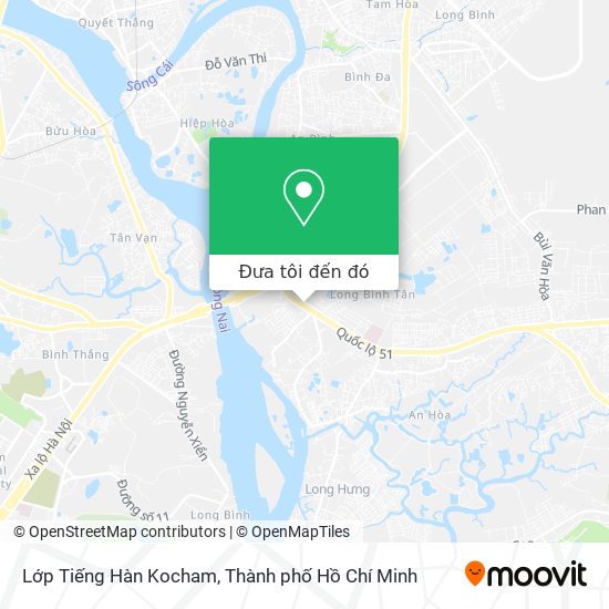 Bản đồ Lớp Tiếng Hàn Kocham