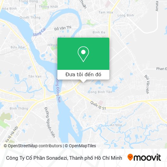 Bản đồ Công Ty Cổ Phần Sonadezi
