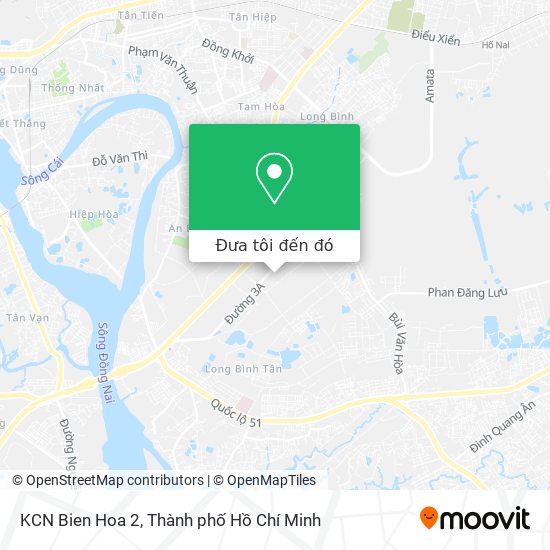 Bản đồ KCN Bien Hoa 2
