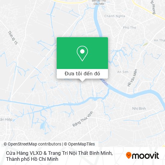 Bản đồ Cửa Hàng VLXD & Trang Trí Nội Thất Bình Minh