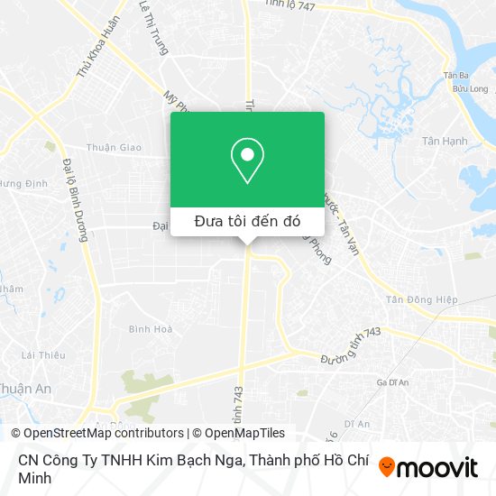 Bản đồ CN Công Ty TNHH Kim Bạch Nga