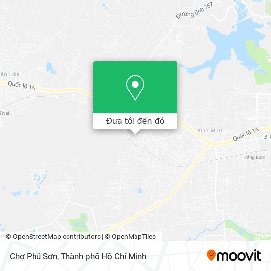 Bản đồ Chợ Phú Sơn
