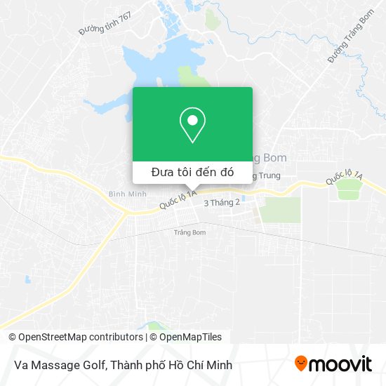 Bản đồ Va Massage Golf