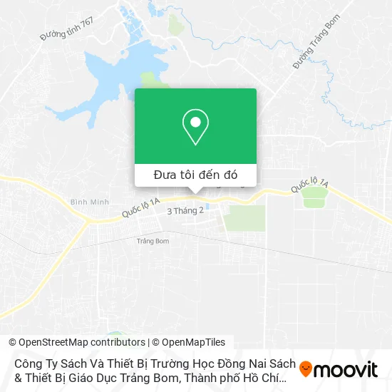 Bản đồ Công Ty Sách Và Thiết Bị Trường Học Đồng Nai Sách & Thiết Bị Giáo Dục Trảng Bom