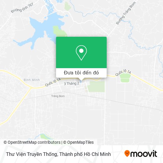 Bản đồ Thư Viện Truyền Thống