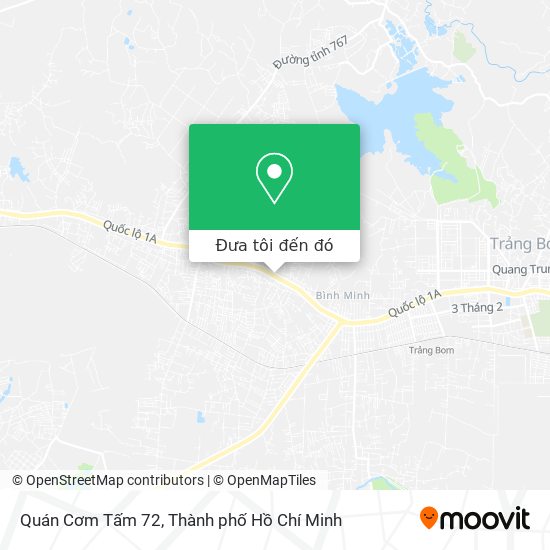 Bản đồ Quán Cơm Tấm 72