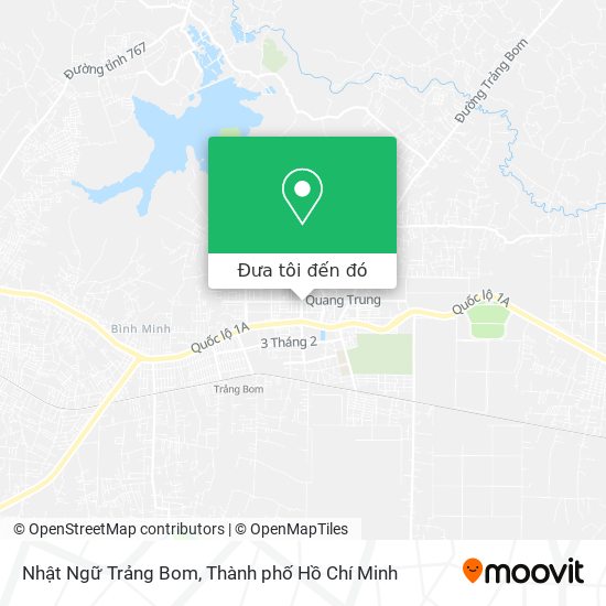 Bản đồ Nhật Ngữ Trảng Bom