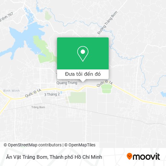 Bản đồ Ăn Vặt Trảng Bom