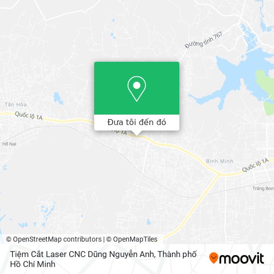 Bản đồ Tiệm Cắt Laser CNC Dũng Nguyễn Anh