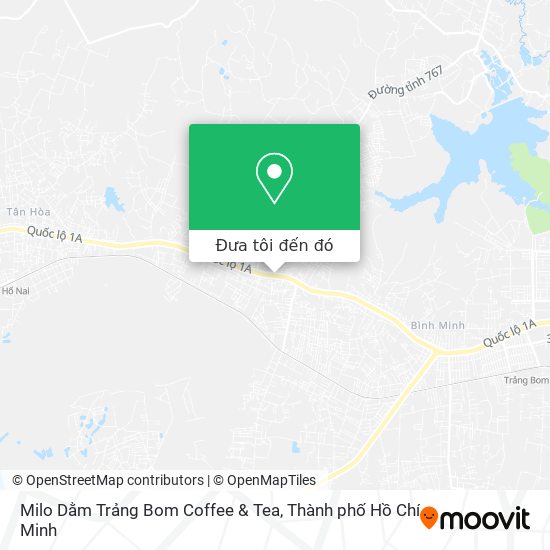 Bản đồ Milo Dằm Trảng Bom Coffee & Tea