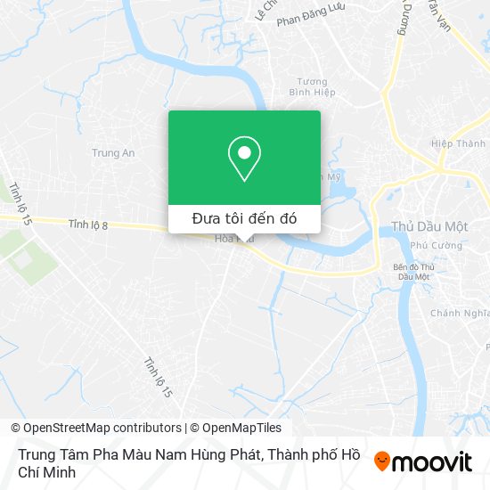 Bản đồ Trung Tâm Pha Màu Nam Hùng Phát