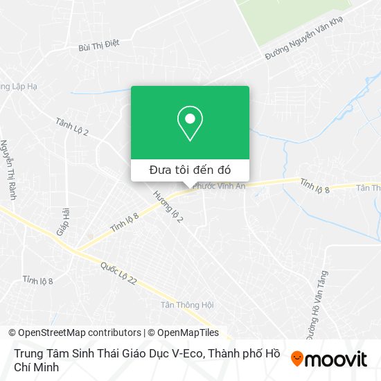 Bản đồ Trung Tâm Sinh Thái Giáo Dục V-Eco