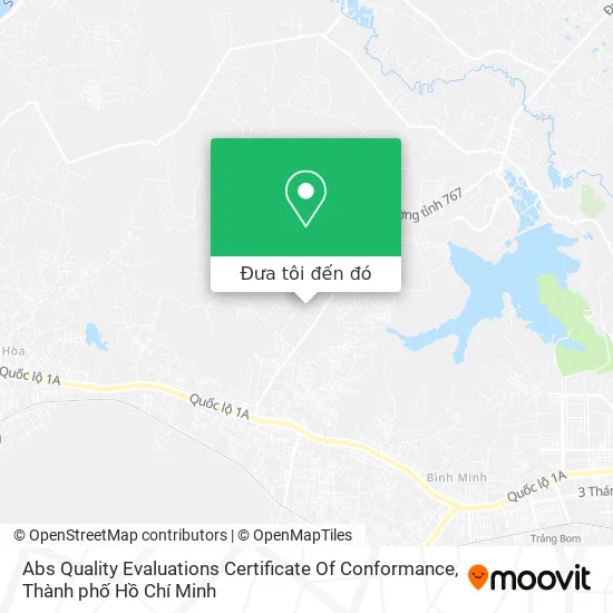 Bản đồ Abs Quality Evaluations Certificate Of Conformance