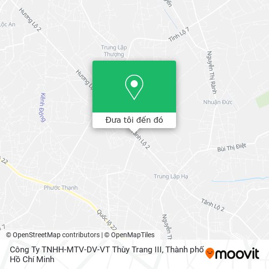 Bản đồ Công Ty TNHH-MTV-DV-VT Thùy Trang III