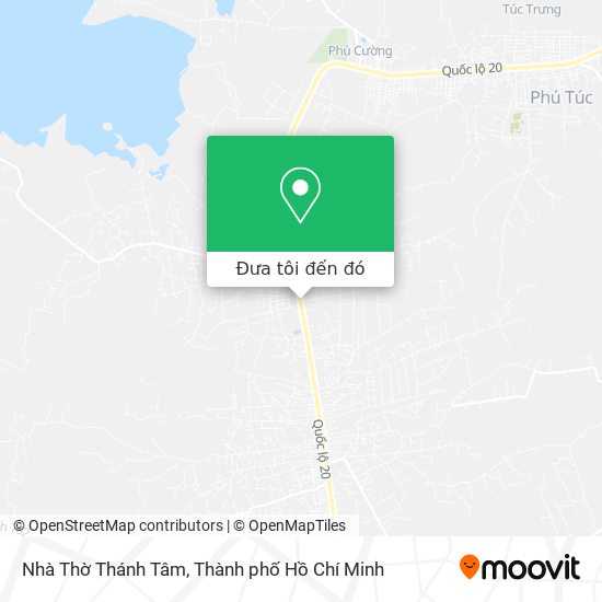 Bản đồ Nhà Thờ Thánh Tâm