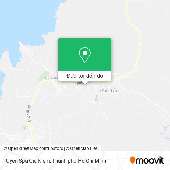 Bản đồ Uyên Spa Gia Kiệm