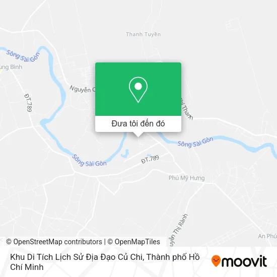 Bản đồ Khu Di Tích Lịch Sử Địa Đạo Củ Chi