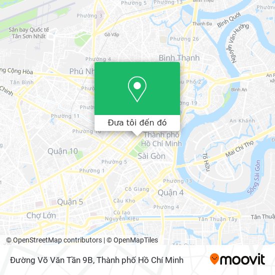 Bản đồ Đường Võ Văn Tần 9B