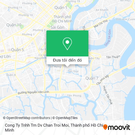 Bản đồ Cong Ty Tnhh Tm Dv Chan Troi Moi
