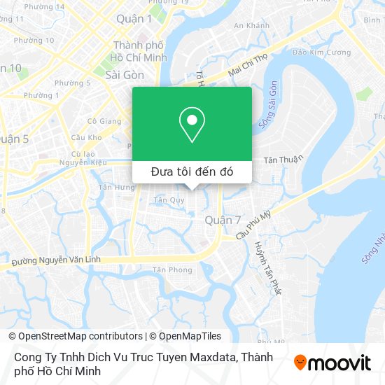 Bản đồ Cong Ty Tnhh Dich Vu Truc Tuyen Maxdata