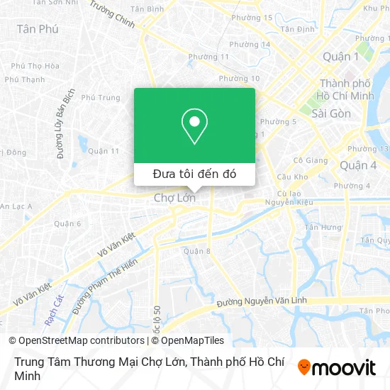 Bản đồ Trung Tâm Thương Mại Chợ Lớn