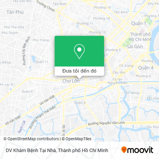 Bản đồ DV Khám Bệnh Tại Nhà