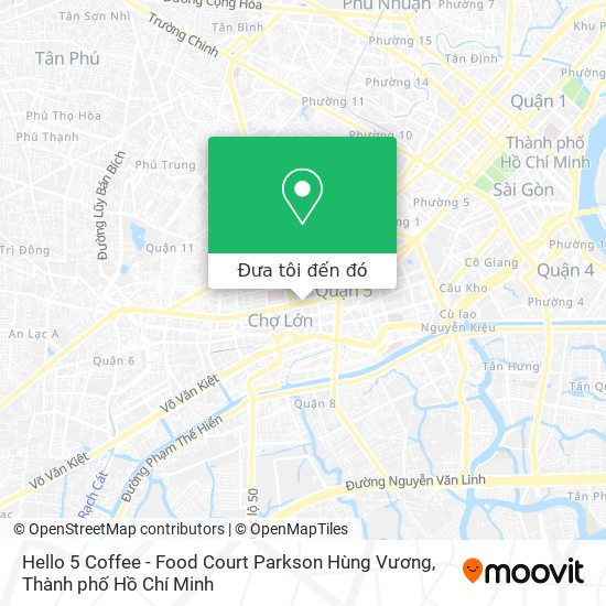 Bản đồ Hello 5 Coffee - Food Court Parkson Hùng Vương