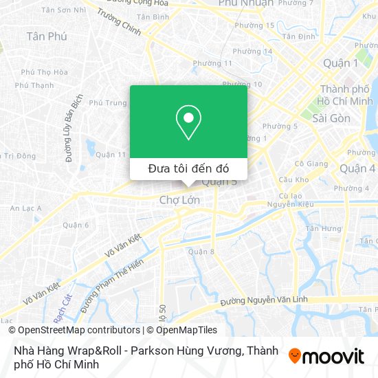 Bản đồ Nhà Hàng Wrap&Roll - Parkson Hùng Vương