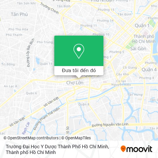 Bản đồ Trường Đại Học Y Dược Thành Phố Hồ Chí Minh