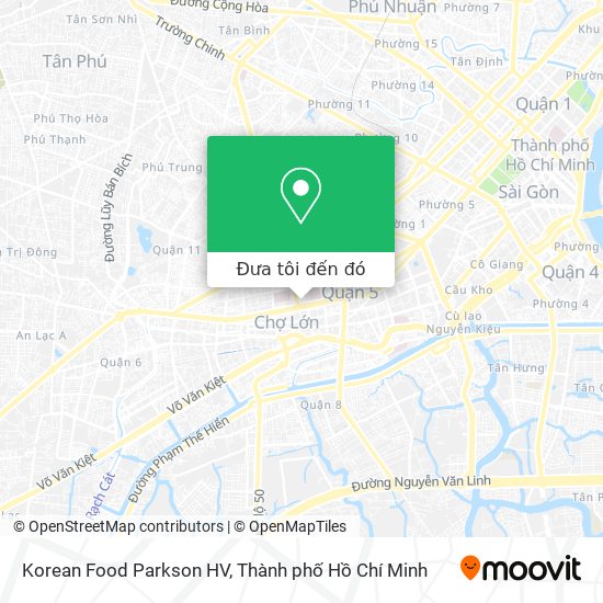 Bản đồ Korean Food Parkson HV