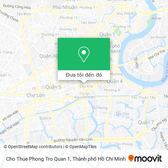 Bản đồ Cho Thue Phong Tro Quan 1