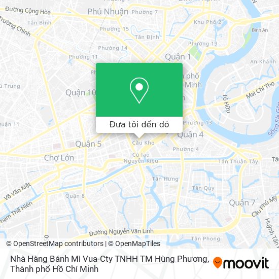 Bản đồ Nhà Hàng Bánh Mì Vua-Cty TNHH TM Hùng Phương