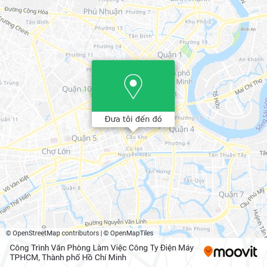 Bản đồ Công Trình Văn Phòng Làm Việc Công Ty Điện Máy TPHCM