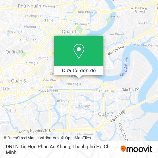 Bản đồ DNTN Tin Học Phúc An Khang