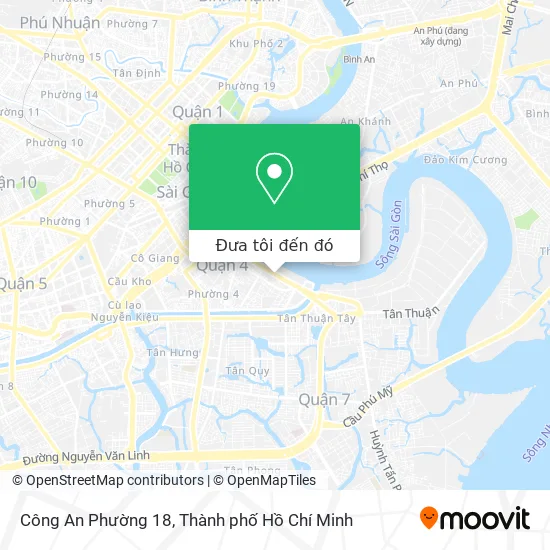 Bản đồ Công An Phường 18