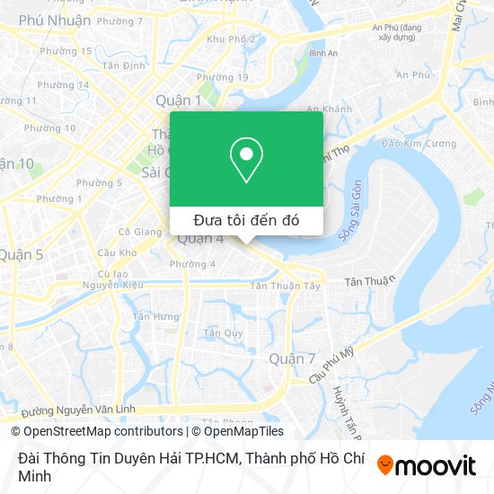 Bản đồ Đài Thông Tin Duyên Hải TP.HCM