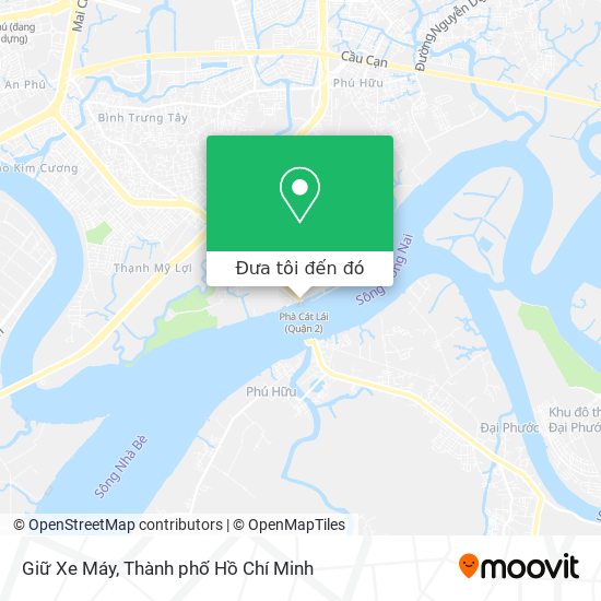 Bản đồ Giữ Xe Máy