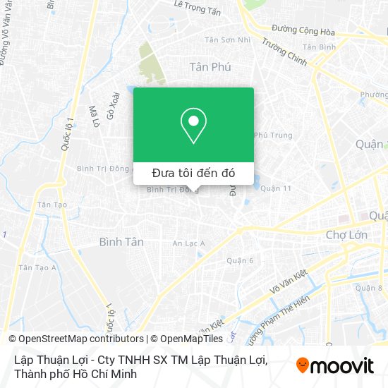 Bản đồ Lập Thuận Lợi - Cty TNHH SX TM Lập Thuận Lợi
