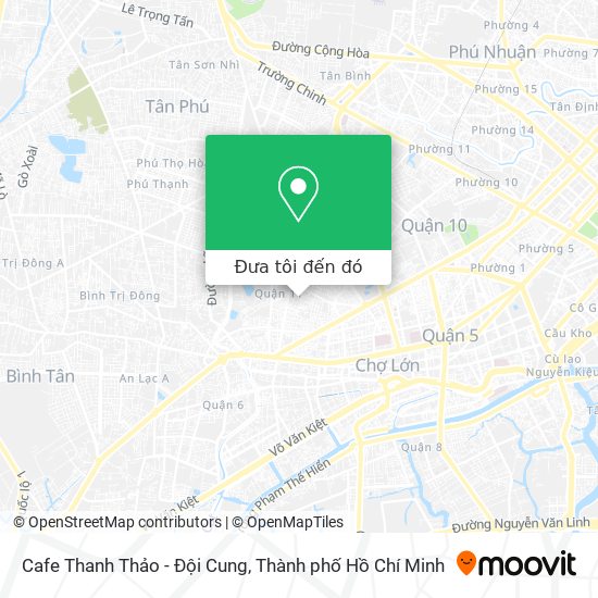 Bản đồ Cafe Thanh Thảo - Đội Cung