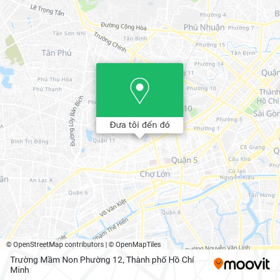 Bản đồ Trường Mầm Non Phường 12